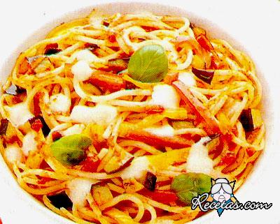 Espaguetis Mediterráneo