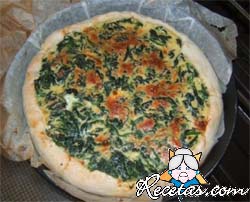 Tarta de espinacas light