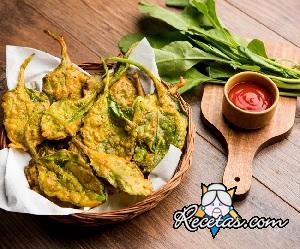 Espinacas crocantes fritas
