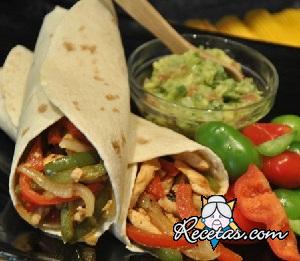 Fajitas de pollo