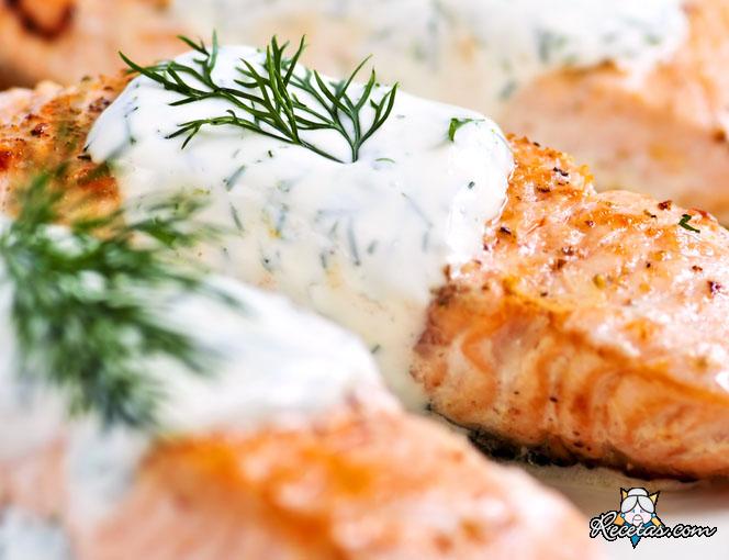 Filete de salmón a la plancha con cr...