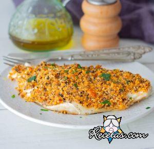 Filetes de dorada gratinados