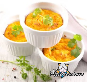 Flan de calabaza y puerro