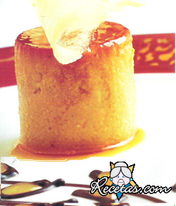 Flan de dulce de leche