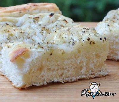 Focaccia con cebolla