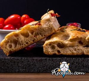 Focaccia con harina integral