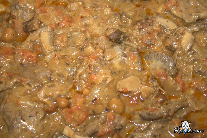 Fricandó de ternera