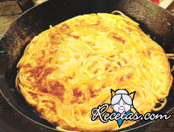Frittata de spaghetti