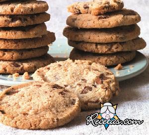 Galletas de manteca y chocolate