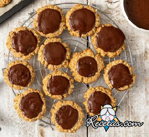 Galletas integrales de avena y chocolate