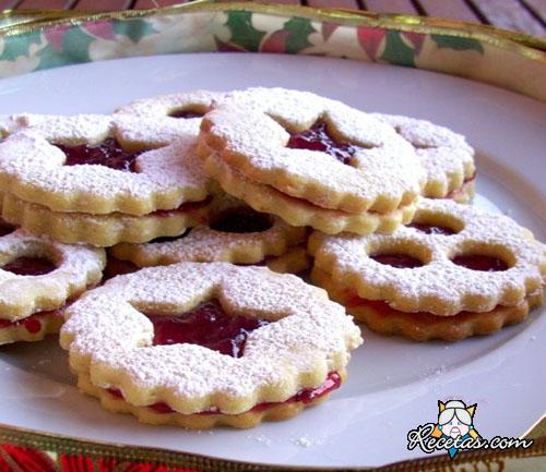 Galletas navideñas tirolesas