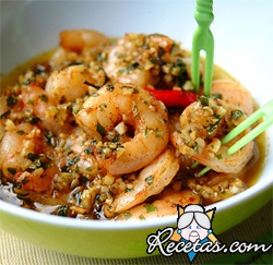Gambas al ajillo