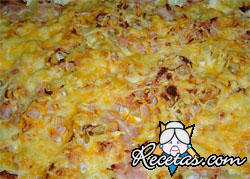 Gratinado de patatas y judÃas genoves