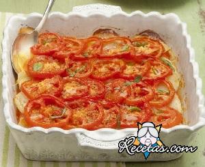 Gratín de seitán y verduras