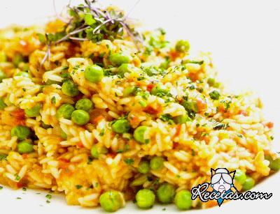 Guiso de arroz con pollo