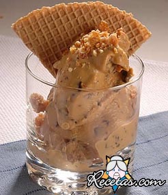 Helado de dulce de leche