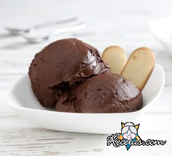 Helado de chocolate