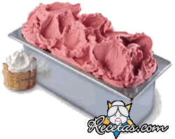 Helado rápido de cassís