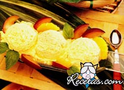 Helado de naranjas