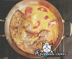 Hígado a  la naranja