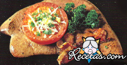 Hígado con panceta y aromas