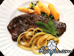 Hígado perfumado a la salvia