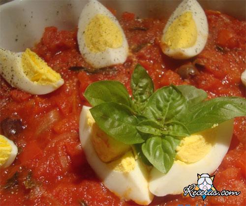 Huevos a la pizzaiola