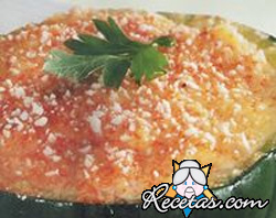 Huevos revueltos en zapallitos