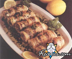 Envueltos de ternera grillados