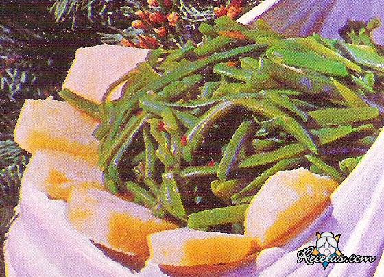 Judías verdes al ajo