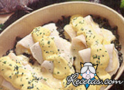 Lenguado a la crema de canela