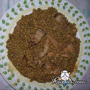 Lentejas con tocino