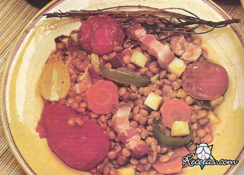 Lentejas estofadas