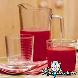 Limonada de frambuesa