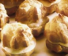 Lionesas rellenas con crema de naranja