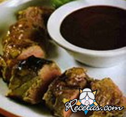 Lomo de cerdo con ciruelas