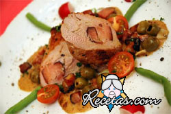 Lomo de cerdo relleno