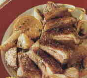 Magret de pato al vino