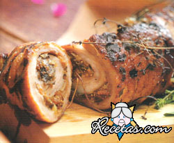 Matambrito de cerdo con higos y salvia