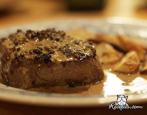 Medallones a la pimienta