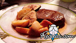 Medallones con frutas