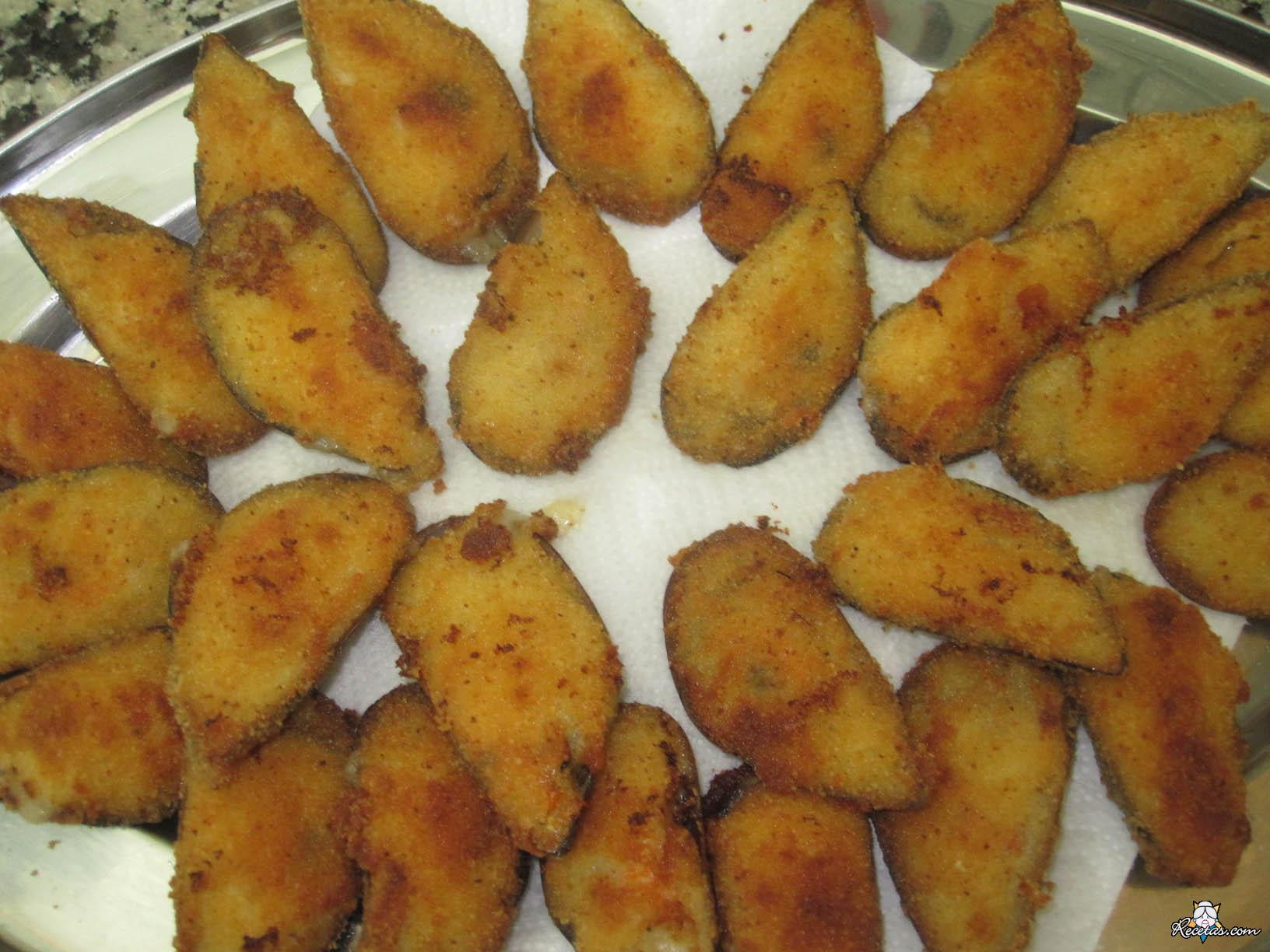 Mejillones con bechamel