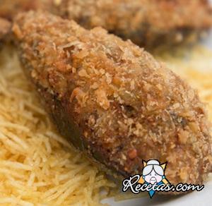 Mejillones rellenos fritos