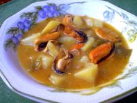 Mejillones con Patata