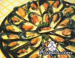 Mejilones al cilantro