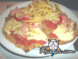 Milanesa a la napolitana