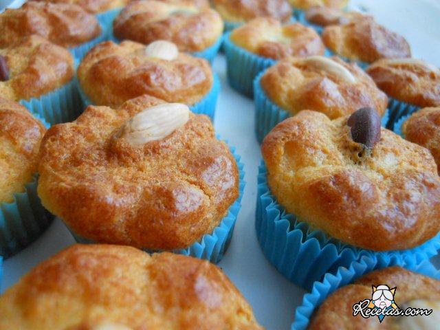 Mini muffins de queso