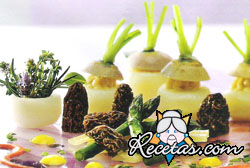 Mini nabo relleno de pavita y morillas