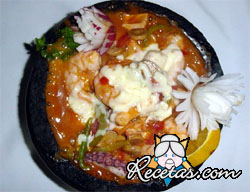 Molcajete de camarón