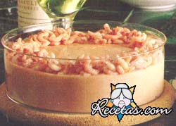 Mousse helada de camarones